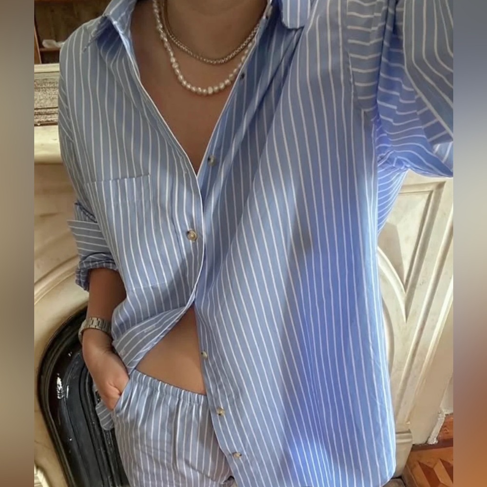 DONNI. The Pop Stripe Shirt
